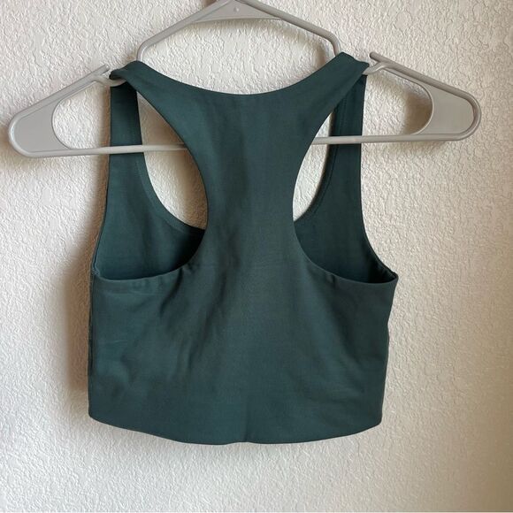 Girlfriend Collective Crop Tank Forest Green - Picture 3 of 3